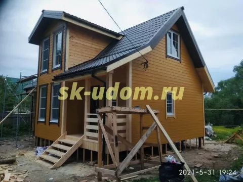 Строительство каркасного дома в д. Угор Собинского района Владимирской области