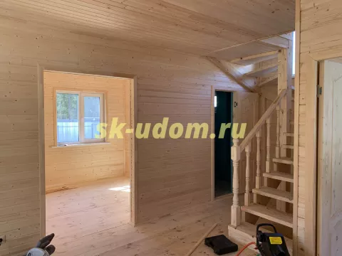 Строительство каркасного дома для постоянного проживания под ключ в посёлке Киевский Нарофоминского района Московской области