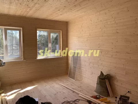 Строительство каркасного дома для постоянного проживания под ключ в посёлке Киевский Нарофоминского района Московской области