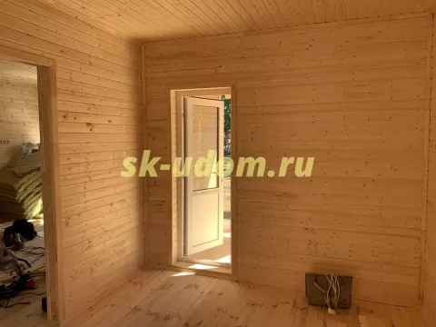Строительство каркасного дома для постоянного проживания под ключ в посёлке Киевский Нарофоминского района Московской области