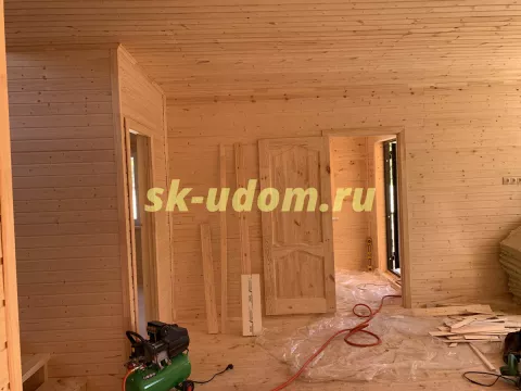 Строительство каркасного дома для постоянного проживания под ключ в посёлке Киевский Нарофоминского района Московской области