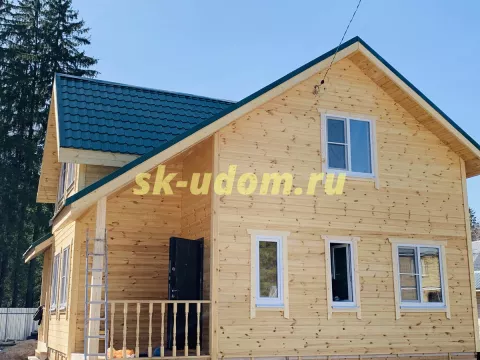 Строительство каркасного дома для постоянного проживания под ключ в посёлке Киевский Нарофоминского района Московской области