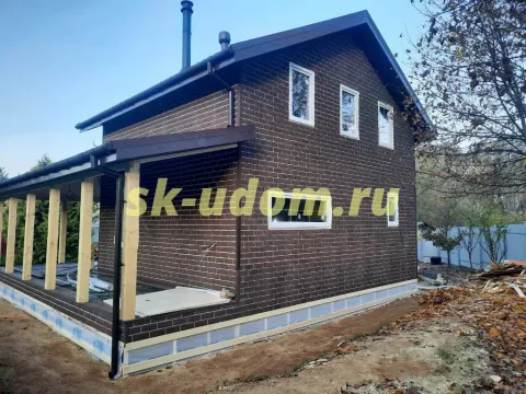 Строительство каркасного дома в с. Красная Пахра Троицкого района Московской области