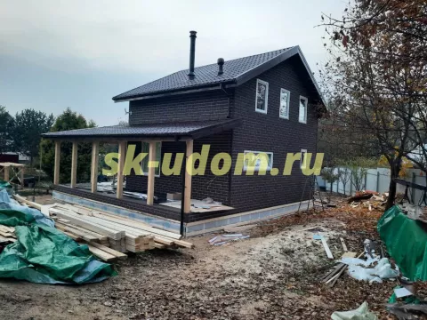Строительство каркасного дома в с. Красная Пахра Троицкого района Московской области