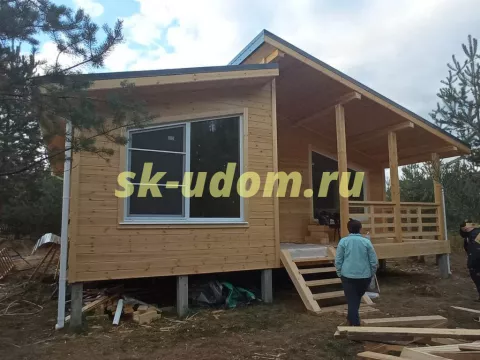 Строительство каркасного дома в д. Красный Огорок Киржачского района Владимирской области