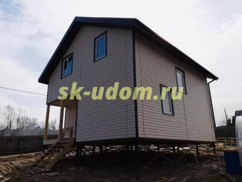 Строительство каркасного дома для постоянного проживания в деревне Красное Сущёво Суздальского района Владимирской области