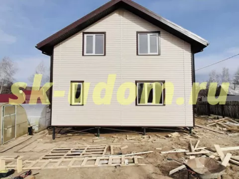 Строительство каркасного дома для постоянного проживания в деревне Красное Сущёво Суздальского района Владимирской области