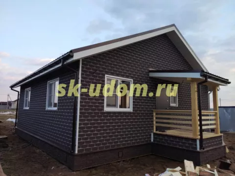 Строительство каркасного дома в д. Курганье Домодедовского городского округа Московской области