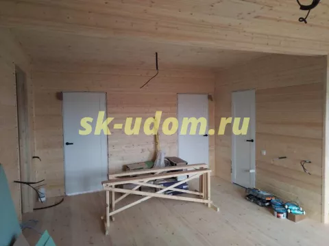 Строительство каркасного дома в д. Курганье Домодедовского городского округа Московской области