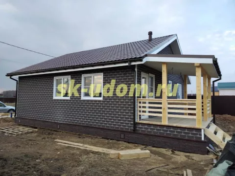 Строительство каркасного дома в д. Курганье Домодедовского городского округа Московской области