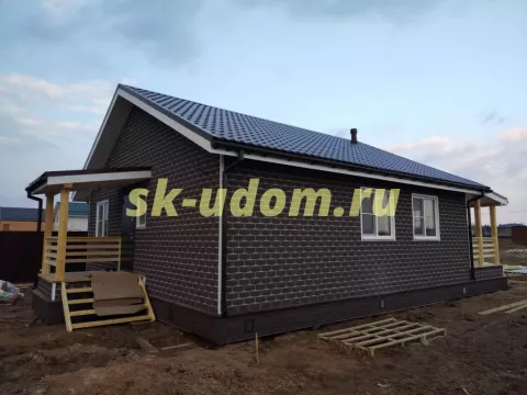 Строительство каркасного дома в д. Курганье Домодедовского городского округа Московской области