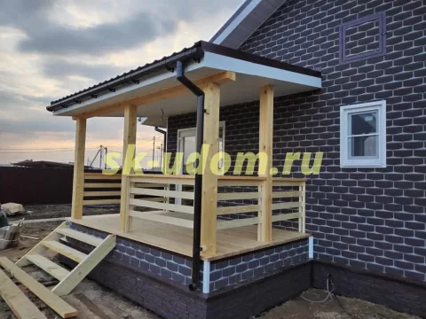 Строительство каркасного дома в д. Курганье Домодедовского городского округа Московской области