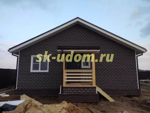 Строительство каркасного дома в д. Курганье Домодедовского городского округа Московской области