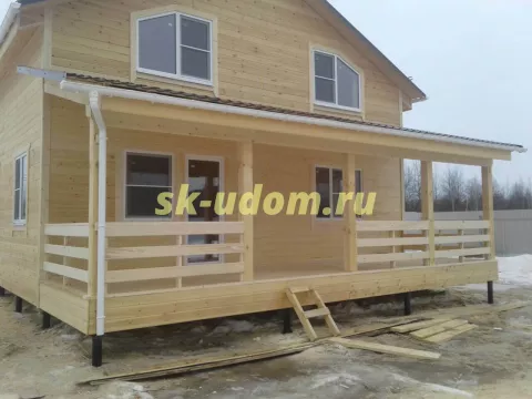 Строительство каркасного дома в городе Куровское