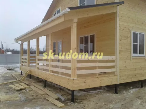 Строительство каркасного дома в городе Куровское