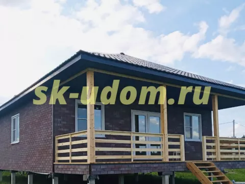 Строительство каркасного дома по индивидуальному проекту в д. Легково Владимирской области