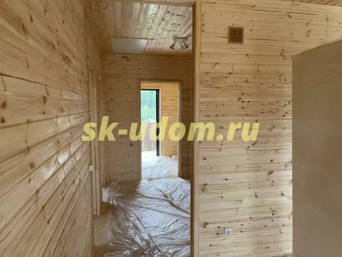Строительство каркасного дома по индивидуальному проекту в д. Легково Владимирской области