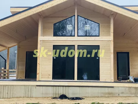 Строительство каркасного дома в ДПК Лесной хуторок Александровского района Владимирской области
