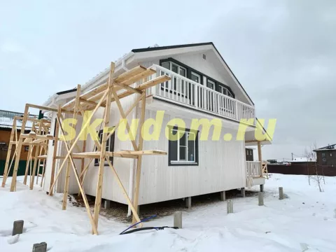 Строительство каркасного дома в ДНТ Лесные Озёра городского округа Чехов Московской области