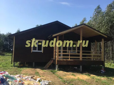 Строительство каркасного дома в д. Ляхово Ступинского района Московской области