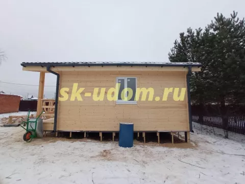 Строительство каркасного дома в СНТ Любава Заокского района Тульской области