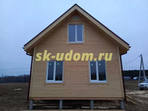 Строительство каркасного дома в д. Малино Ступинского района Московской области