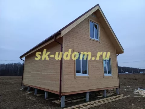 Строительство каркасного дома в д. Малино Ступинского района Московской области