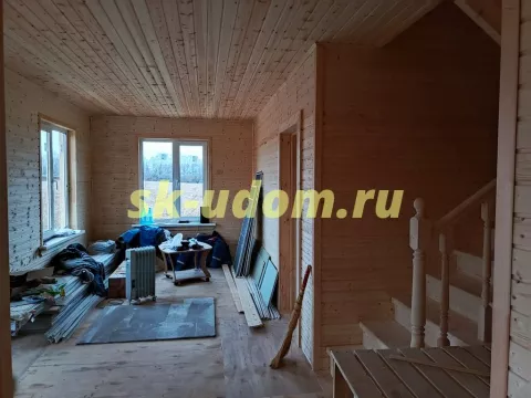 Строительство каркасного дома в д. Малино Ступинского района Московской области