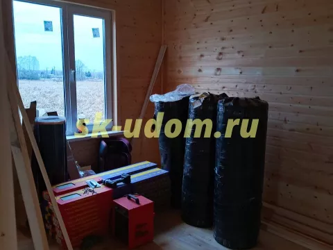 Строительство каркасного дома в д. Малино Ступинского района Московской области