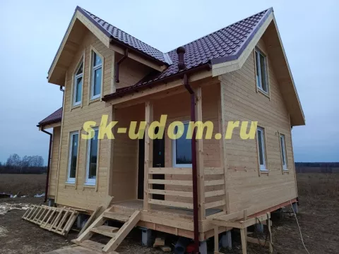 Строительство каркасного дома в д. Малино Ступинского района Московской области