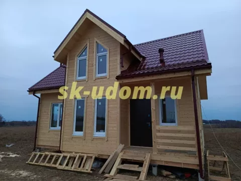 Строительство каркасного дома в д. Малино Ступинского района Московской области