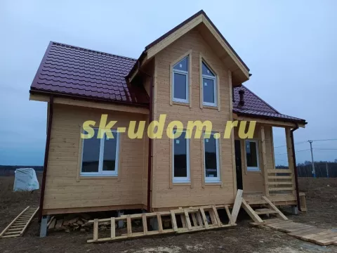 Строительство каркасного дома в д. Малино Ступинского района Московской области