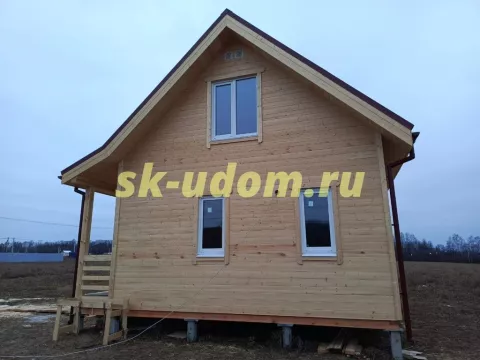 Строительство каркасного дома в д. Малино Ступинского района Московской области