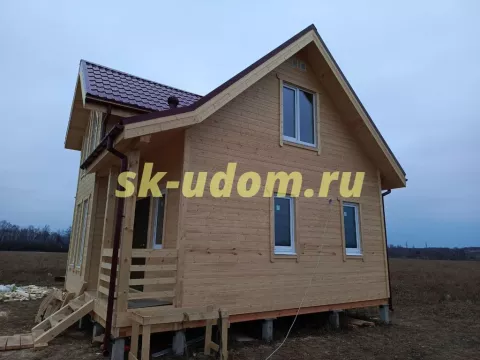 Строительство каркасного дома в д. Малино Ступинского района Московской области