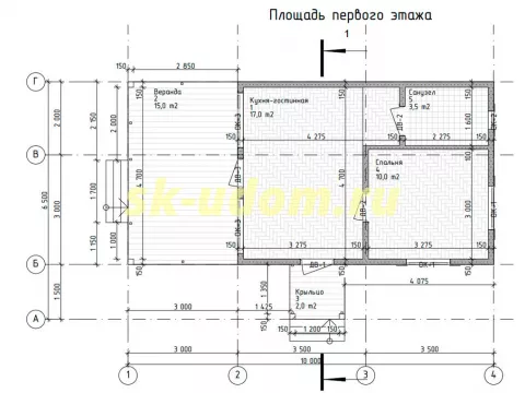 Строительство каркасного дома в с. Мало Борисково Суздальского района Владимирской области