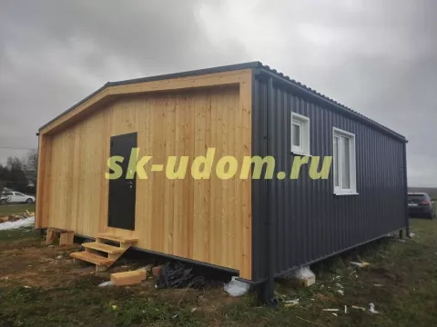 Строительство каркасного дома Барнхаус в с. Малое-Борисково Суздальского района Владимирской области