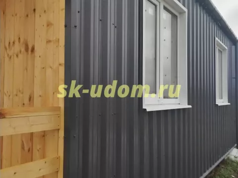 Строительство каркасного дома Барнхаус в с. Малое-Борисково Суздальского района Владимирской области
