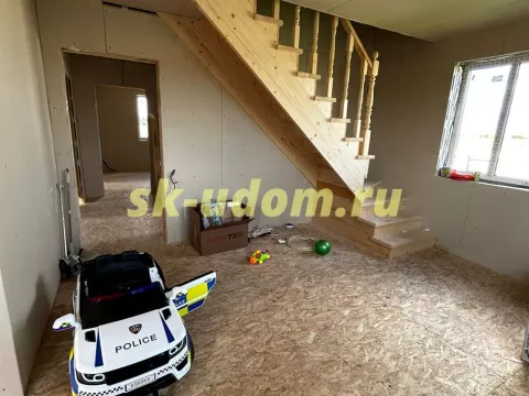 Строительство каркасного дома в п. Малыгино Ковровского района Владимирской области