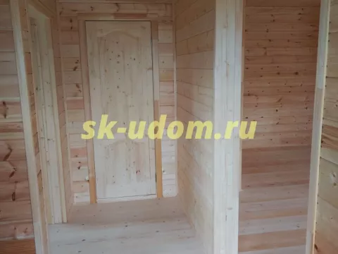 Строительство каркасного дома по проекту ДК-55 в г. Можайск Московской области