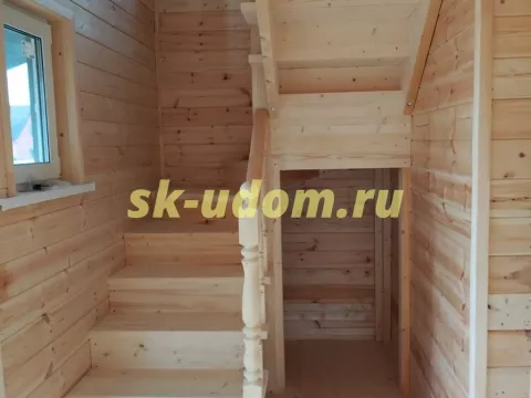 Строительство каркасного дома по проекту ДК-55 в г. Можайск Московской области