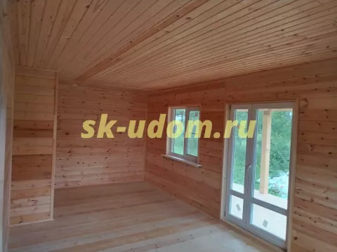 Строительство каркасного дома по проекту ДК-55 в г. Можайск Московской области