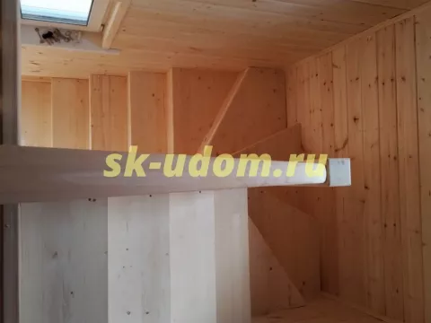 Строительство каркасного дома по проекту ДК-55 в г. Можайск Московской области