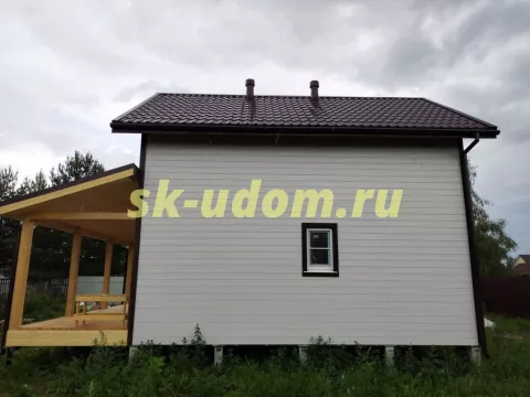 Строительство каркасного дома по проекту ДК-55 в г. Можайск Московской области