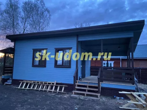 Строительство каркасного дома в СНТ Наука-1 Ногинского района Московской области