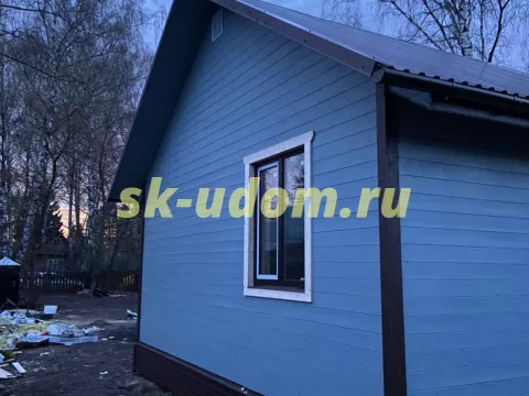 Строительство каркасного дома в СНТ Наука-1 Ногинского района Московской области
