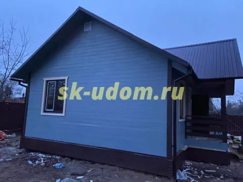 Строительство каркасного дома в СНТ Наука-1 Ногинского района Московской области