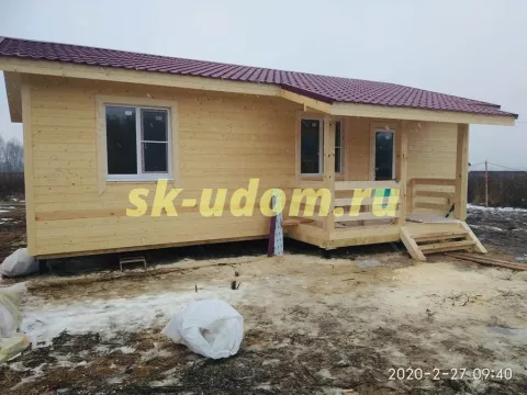 Строительство каркасного дома для постоянного проживания в деревне Недельное Малоярославского района Калужской области