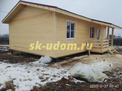 Строительство каркасного дома для постоянного проживания в деревне Недельное Малоярославского района Калужской области