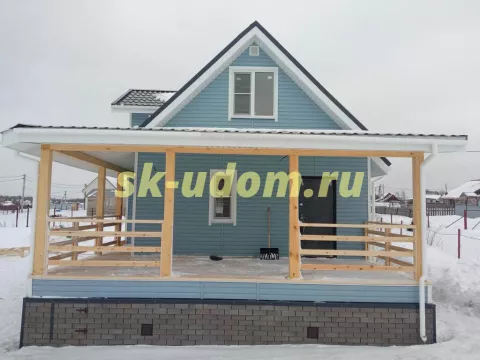 Строительство каркасного дома в д.п. Нива Сергиево-Посадского городского округа Московской области