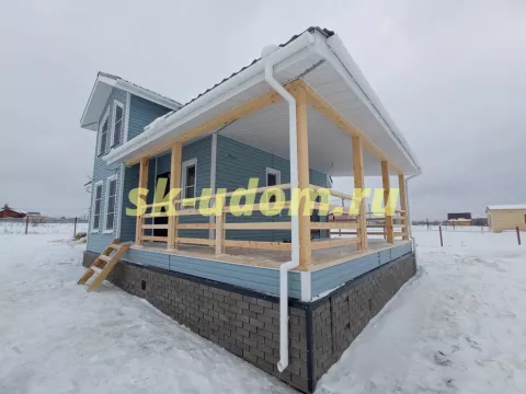 Строительство каркасного дома в д.п. Нива Сергиево-Посадского городского округа Московской области